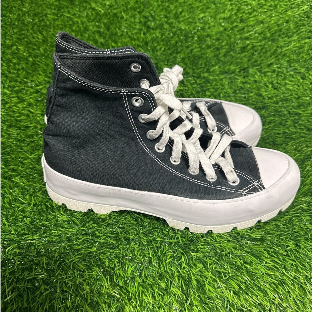 Converse Chuck Taylor All Star Lugged Womens Size 8.5 Black High Top Shoes